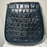Brahmin Everlee Black Melbourne Leather Crossbody Bag Crocodile with Dust Bag Photo 5