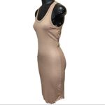 House of Harlow NEW Taupe Tan Rib Knit Tank Dress Size Small Photo 2