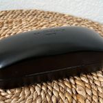 Coach Black Leather Sunglasses Case Photo 2