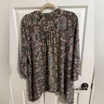 Westport V Neck Stretch Tunic Sharkbite Top Multicolor Paisley Plus Size 2X Photo 9
