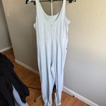 Zyia Pacific Blue Hermosa Soft Cozy Jumpsuit Romper Exercise Workout Size Large Photo 2