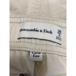 Abercrombie & Fitch Womens Beige High Rise Wide Utility Cargo Trousers Pants 26 Photo 2