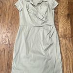 Ann Taylor Khaki Tan Faux Wrap Dress Size 4 Photo 1