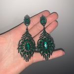 Prom Earrings Green Photo 0