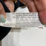 ZARA  Black V-Neck Ribbed Ruched Crop Top Sz M Photo 4