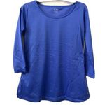 C9 by Champion Womens Blue Activewear Workout Athletic Top Blouse Size XL Photo 0