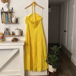 NTW Prabal Gurung by JCPenney Yellow Halter Top Maxi Dress 16W Photo 2