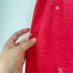 PJ Salvage Red Snowflake Print Jogger Sweatpants Womens M Pajamas Pants Casual Size M Photo 1