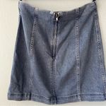 Free People Denim Mini Skirt Size 6 Photo 2