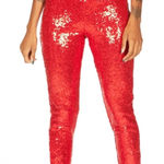 Tipsy Elves  Sequin High Waisted Leggings - Red - XL Photo 0