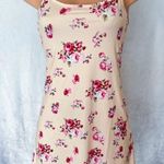 Boutique Cream White & Pink, Floral, Night Slip Photo 0