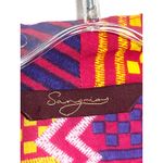 Sangria Pink Babydoll Formal Short Kurti Faux Wrap Tunic XL Boho Peasant Hippie Photo 4