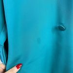 Victoria's Secret Vtg  Sz M Satin Sleep Shirt Gold Label Tuxedo Double Breasted Photo 4