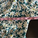 ZARA  Green Daisy Floral Tie Front Crop Top Long Sleeve Size M Photo 10