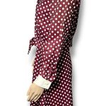 Vintage Womens Dress and Jacket Set Polka Dot A Line Red White 70s Mod Small Photo 6