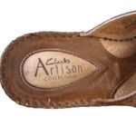 Clarks  Shoes Womens 6M Brown Leather‎ Closed Toe Sandals Peasant Boho Bohemian Photo 7