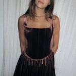 ZARA  Dress mini corset Velvet in Rich Purple Wedding party coctail  Photo 9