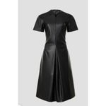 Proenza Schouler RTR  White Label Esther Faux Leather Midi Dress Size 6 Photo 4