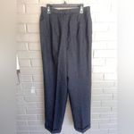 Talbots  Vintage Pure Wool Charcoal Grey 2Piece Pant Suit Blazer Jacket 8 Photo 10