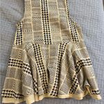 RD + Koko Anthropology Aztec Sleeveless Peplum Tunic, size small Tan Photo 4