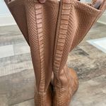 Baretraps  Mallory Alligator Knee High Boots 6 Brown Boho‎ Western Comfort Shoes Photo 7