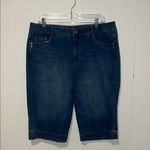 Bandolino  Women’s Indigo Denim Bermuda Shorts Missy Q50 Photo 0