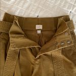 A New Day High Rise Paperbag Waist Crop Taper Leg Pant in Olive Green Size 25/0 Photo 8