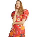 Cara Cara Kelly Dress Punch Floral Spice NWOT – Size Medium Red Photo 1