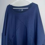 Universal Standard Game NWT Iris Spacer Sweatshirt Dress in Navy- Size 3XL Photo 6