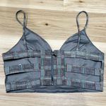 Privy  Privately Privileged Plaid Strappy Tank Crop Top Women’s Large Photo 1