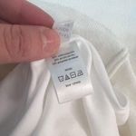 Venus White Sleeveless Crochet Top White Knit Sweater Dress Size M Photo 8