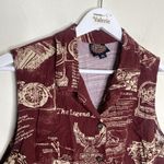 Harley Davidson Vintage Motorcycle Parts Red & Cream Tank Top Size XL USA Photo 2