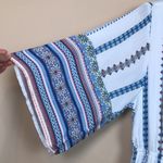 Japna  Women’s Boho Floral Multi Pattern Deep V-Neck Wide Sleeve Romper Dress Photo 4