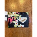 Rip Curl  Tropical Floral Card Holder Wallet‎ Black Hawaiian Print Mini Wallet Photo 2