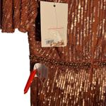 Mac Duggal  5538 Butterfly Sleeve Sequin Copper Dress Size 6 New w/ Tag MSRP $598 Photo 11