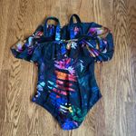 Avenue  jungle Paradise ruffle print, paradise foliage swimsuit Photo 5