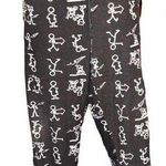 Indero brand black stick men design joggers! Size undefined Photo 0