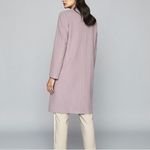 Reiss Eva Wool Blend Overcoat in light purple Photo 3