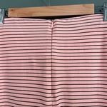 ZARA  Skirt Knee Length Tie-Front Pink Pinstriped Knit Pencil Skirt Size Small Photo 5