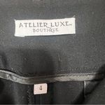 Atelier Luxe Womens Black Dress Pants Trousers Career Professional Sz 4 Stretch Photo 5