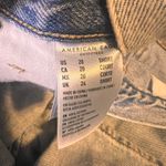 American Eagle Mom Jeans High Waisted Light Wash Denim Comfort Fit 20 Short Blue Size undefined Photo 2