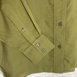 Frye  Addie Western olive green button down top NWT Photo 2