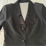 Anage Evenings Black Longline Blazer Jacket Formal Evening Coat Size 12 Photo 10