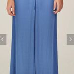 Light Blue Scrunch Maxi Skirt Photo 0