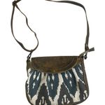 Myra‎ Bag Seeker Leather Crossbody shoulder Handbag Canvas Purse Aztec Photo 1