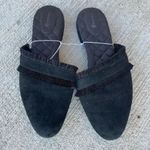 Birdies  Black Fringe Slides Mules Womens Size 10 Comfy Quilted Ani Photo 0