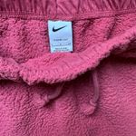 Nike  fuchsia sherpa sweatpants size small Photo 3