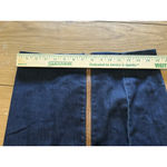 Ralph Lauren LRL Jean Skirt Women Size 4 Leather Trim Full Zip Knee Length Photo 7