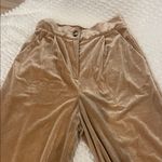Velvet Tan Pants wide legs high waist like new Photo 1
