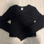JoyLab  Long sleeve Cropped Cut Out Top Photo 0